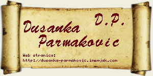 Dušanka Parmaković vizit kartica